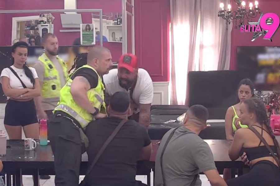 LUKA PRESKOČIO STO, PA NAPAO TERZU: Obezbeđenje HITNO reagovalo - skandal pred kraj "Elite 9"