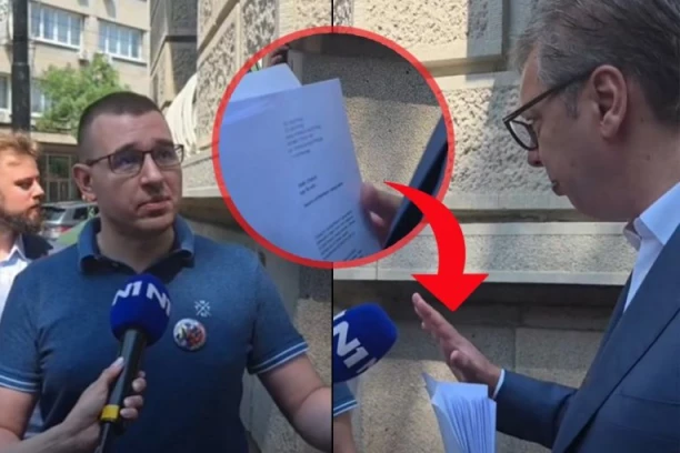 VUČIĆ IZAŠAO PRED DEMONSTRANTE! Predsednik razgovarao sa radnicima GSP koji protestuju: "Deo me je dočekao zvižducima, a ja sam bio srećan što sam mogao da razgovaram sa njima!" (VIDEO)