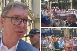 VUČIĆ IZAŠAO PRED DEMONSTRANTE! Predsednik primio zahteve okupljenih, pa im poručio: Razgovorom možemo da rešavamo probleme  (VIDEO)