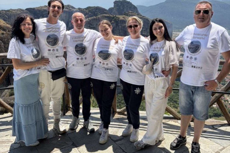 Student Dušan Vasiljević prešao pešice više od 680 kilometara do manastira na Meteorima