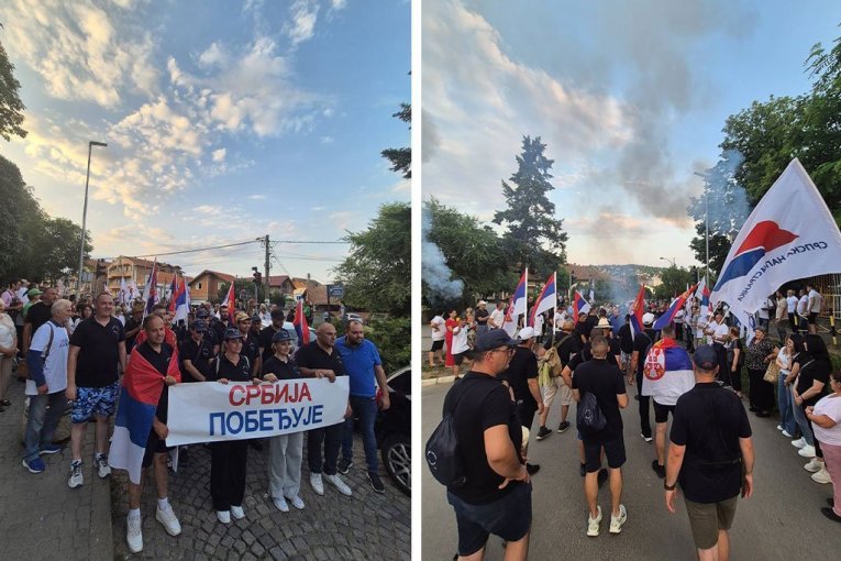 REKA LJUDI KRENULA IZ SMEDEREVA PEŠAKA NA SKUP! U Grockoj sačekani aplauzom i ovacijama! (FOTO, VIDEO)