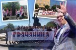 "VUČIĆ JE TAJ KOJI NAS UJEDINJUJE!" Preko 350 Srba sa Kosova i Metohije krenulo put Kraljeva da podrži politiku predsednika! STIŽU I NA VELIKI SKUP U BEOGRADU! (FOTO, VIDEO)