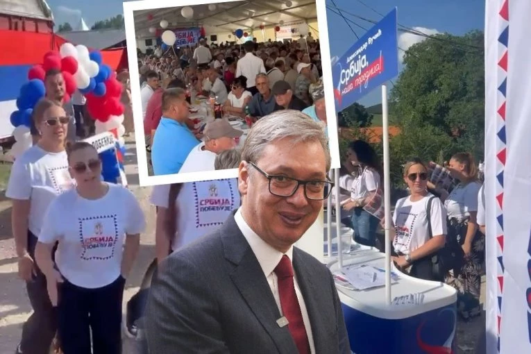 OPLANIĆI DOČEKUJU VUČIĆA! Pogledajte veličanstvene prizore, na stotine ljudi došlo da pozdravi predsednika! (VIDEO)