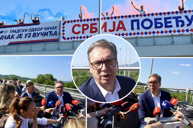 "U PONEDELJAK U 18 PREDSTAVLJANJE MERA!" Vučić na svečanom otvaranju deonice Moravskog koridora saopštio važnu vest!
