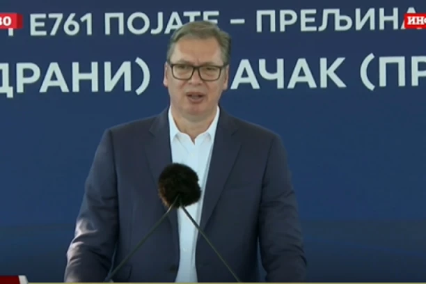 "OVO JE VELIKI DAN ZA KRALJEVO, VELIKI ZA ČAČAK...!" Vučić na svečanoj ceromoniji otvaranja deonice autoputa od Adriana do Preljine!
