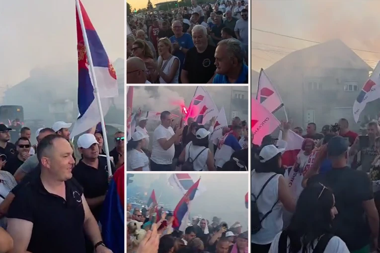 GRAĐANI GROCKE IZAŠLI NA ULICE I NAPRAVILI SPEKTAKL! Uoči sutrašnjeg skupa poslali snažnu poruku podrške predsedniku Vučiću! (VIDEO)