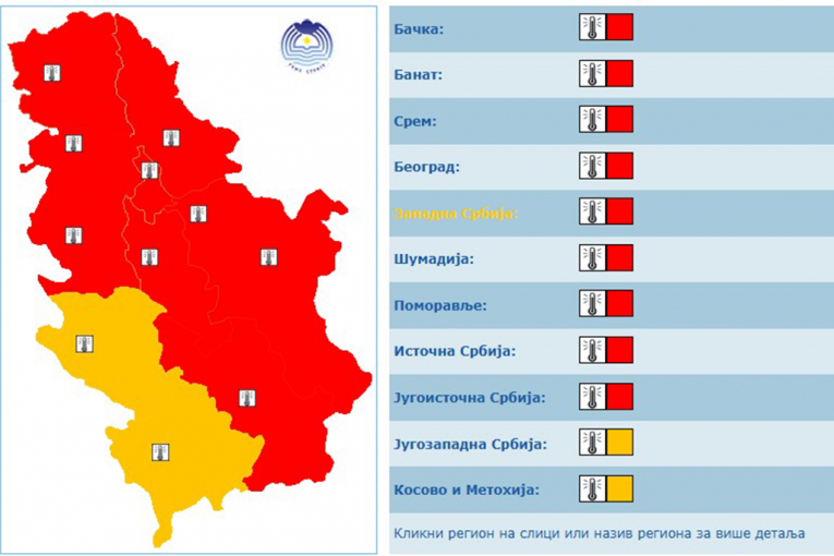 Upozorenje za 29. jun