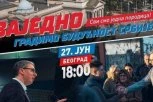 KADA SMO SLOŽNI, POSTIŽEMO VIŠE! Vučić pozvao građane na skup "Srbija, jedna porodica": "Vidimo se" (FOTO)