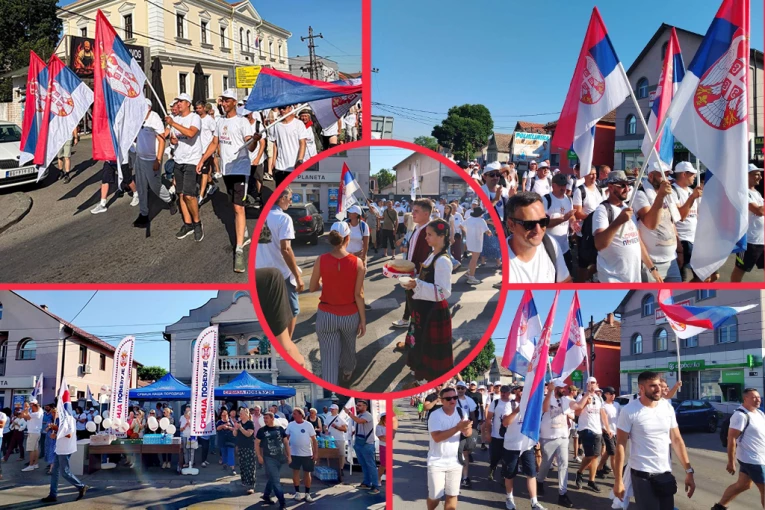 REKA LJUDI IZ CELE SRBIJE SLIVA SE U BEOGRAD! Kolona građana veličanstveno dočekana u Batajnici - sledeća stanica Zemun! (FOTO, VIDEO)