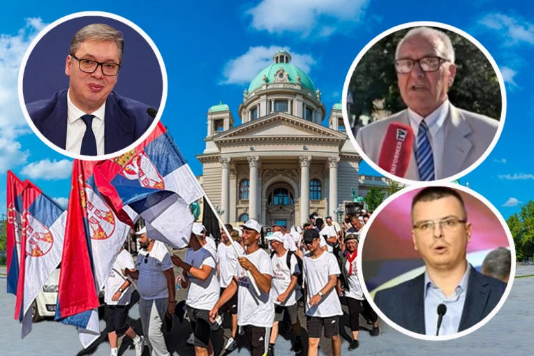 "NIŠTA MI NIJE TEŠKO ZA VUČIĆA!" Parandilovićev deda stigao na skup da podrži predsednika, pa se obratio unuku BRUTALNOM PORUKOM! (VIDEO)