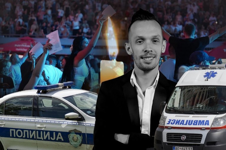 BRUKA I SRAMOTA - MARKO PANTIĆ UMRO USRED KONCERTA, MUZIKA NASTAVILA DA TREŠTI! Hitna pomoć reanimirala novinara, niko da prekine svirku!