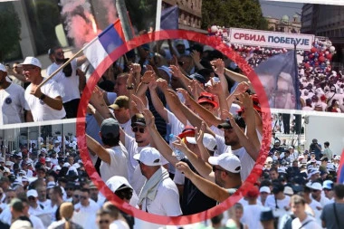 BRANKOV MOST TESAN ZA SVE! Nepreglednom kolonom se ori pesma "Vidovdan": MOĆNE SCENE IZ SRCA PRESTONICE (GALERIJA)