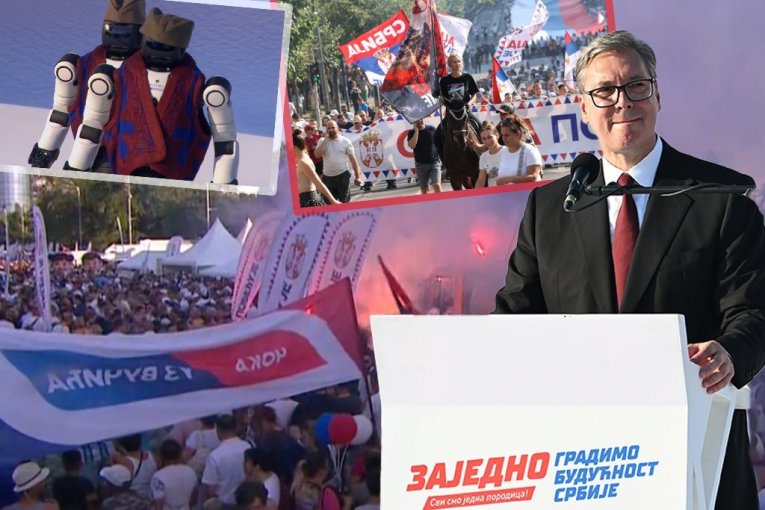 SPEKTAKL! Roboti MILUTIN I DRAGUTIN zaigrali moravac uz taktove Vuka Đokića (FOTO, VIDEO)