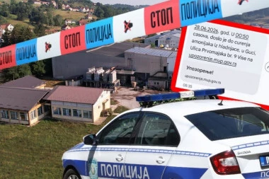 "DOŠLO JE DO NEPRAVILNOSTI!" Oglasio se MUP o curenju amonijaka u Guči: SPREČENA KATASTROFA! (FOTO)