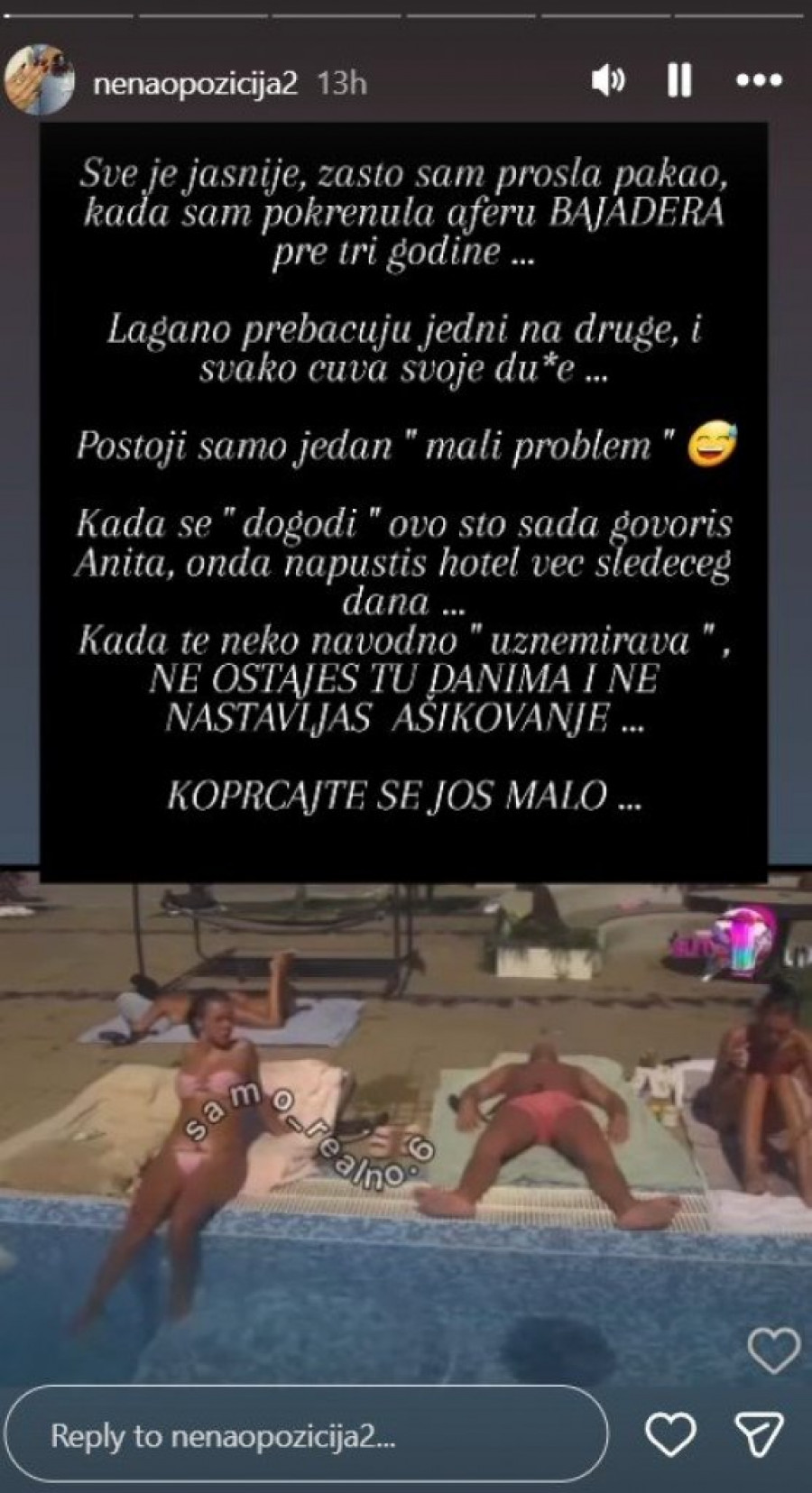 MEGASKANDAL! OBELODANJENI SNIMCI IZ "BAJADERE" BEZ CENZURE! Anita Stanojlović bi ovo uništila da može, GLEDATE NA SOPSTVENU ODGOVORNOST!