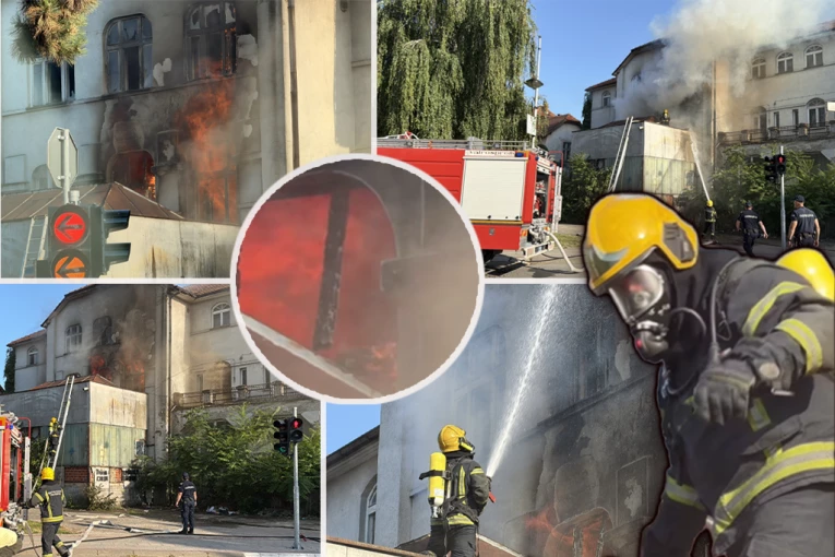 OGROMAN POŽAR U ČAČKU! U plamenu zgrada nekadašnje poznate mlekare, gust dim prekrio pola grada! (VIDEO)