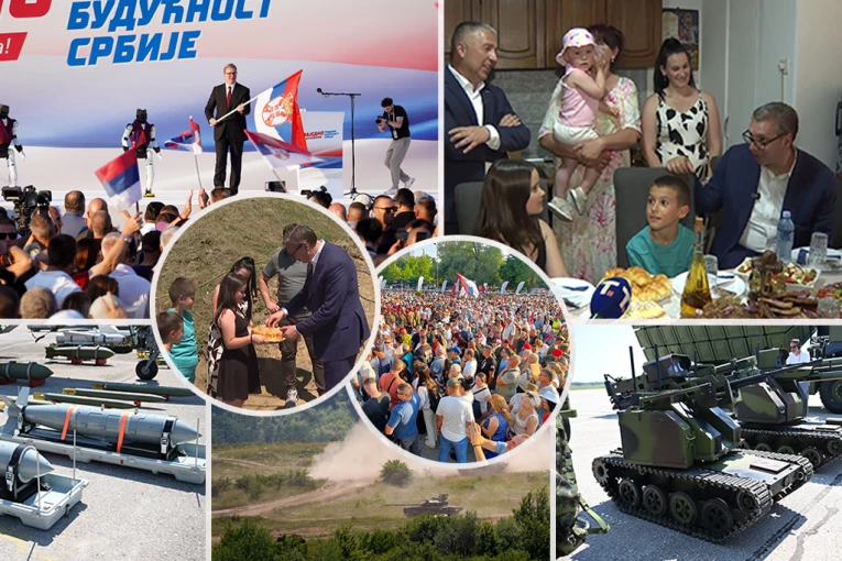 NA VIDOVDAN SE VIDELO KUDA IDE SRBIJA! TRI STUBA POBEDE