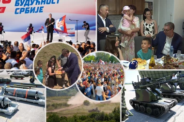 NA VIDOVDAN SE VIDELO KUDA IDE SRBIJA! TRI STUBA POBEDE