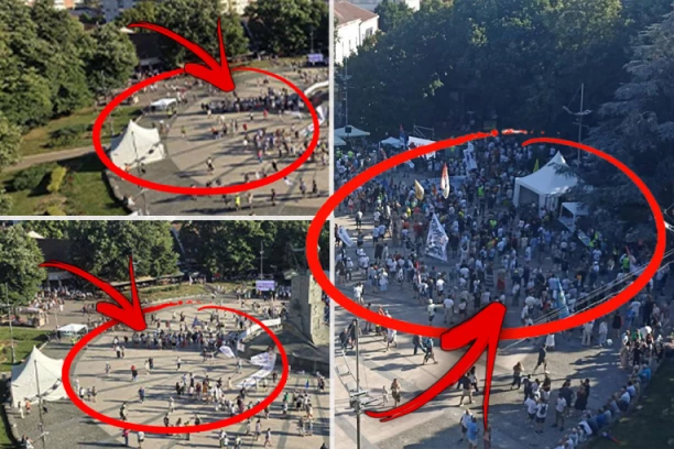 TRG PRAZAN, KAFIĆI PUNI! Blokaderi u Kraljevu se uhvatili "debele ladovine" i hladnog piva - ORGANIZATORI SKUPA OČAJNI! (VIDEO)