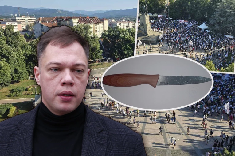 BLOKADERI PREDVOĐENI PETROM ĐURIĆEM ZAUSTAVLJENI NAKON BLOKADERSKOG SKUPA U KRALJEVU! Bili pijani i drogirani, u automobilu pronađen i nož!