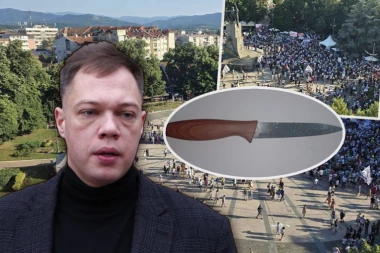 BLOKADERI PREDVOĐENI PETROM ĐURIĆEM ZAUSTAVLJENI NAKON BLOKADERSKOG SKUPA U KRALJEVU! Bili pijani i drogirani, u automobilu pronađen i nož!