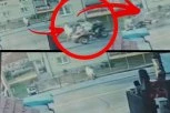 KVADOM POKOSIO DEVOJKU (25) NA TROTOARU! Bahati vozač (22) poznat policiji! Pogledajte snimak stravične nesreće u Sjenici! (UZNEMIRUJUĆI VIDEO)
