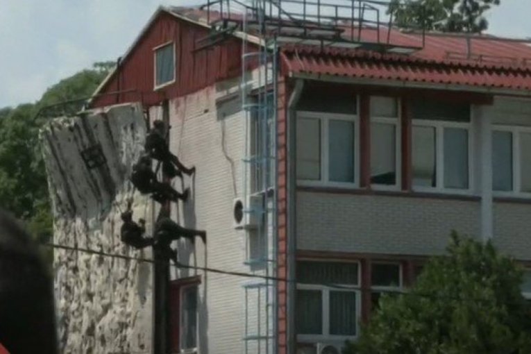 Pokazna vežba Žandarmerije u Lipovici