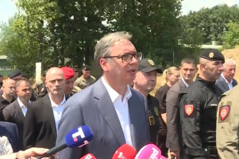 Pokazna vežba Žandarmerije u Lipovici