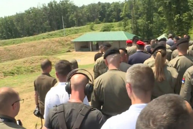 Pokazna vežba Žandarmerije u Lipovici