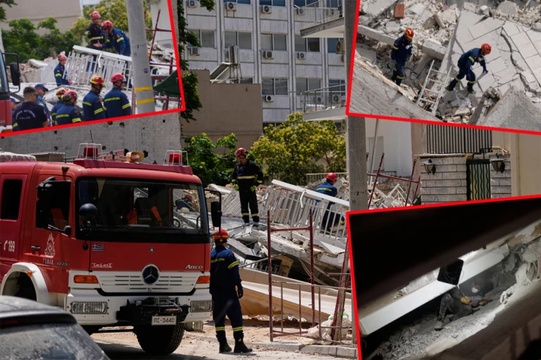 USLEDILA HAPŠENJA POSLE HORORA U ATINI! Posle URUŠAVANJA zgrade policija privela vlasnika gradilišta i radnike! (FOTO, VIDEO)