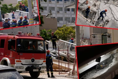 USLEDILA HAPŠENJA POSLE HORORA U ATINI! Posle URUŠAVANJA zgrade policija privela vlasnika gradilišta i radnike! (FOTO, VIDEO)