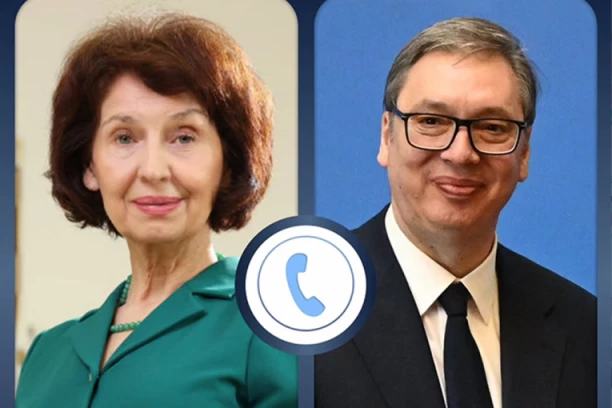 VUČIĆ RAZGOVARAO SA PREDSEDNICOM SEVERNE MAKEDONIJE: "Između naših zemalja postoji spremnost da nastavimo da razvijamo bliske odnose!" (FOTO)