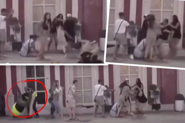 ZVERSKA TUČA U "ELITI 9": VIKTOR GAGIĆ BACIO MOMKA IZ OBEZBEĐENJA NA BETON! Sramno - traži se hitna diskvalifikacija! (VIDEO)