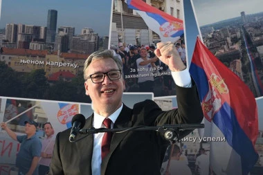 SNAŽNA PORUKA PREDSEDNIKA VUČIĆA: Hvala narodu na podršci i ljubavi prema našoj Srbiji! (VIDEO)