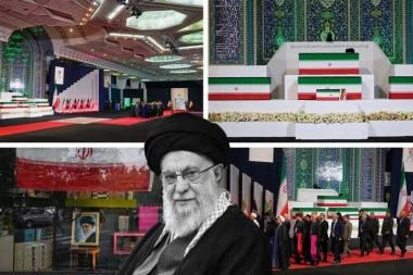 IZLOŽEN KOVČEG UBIJENOG VRHOVNOG VOĐE ALIJA HAMNEIJA: Iran se sprema za najveću sahranu u istoriji (FOTO, VIDEO)