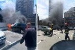 BUKTINJA PROGUTALA MERCEDES NA ČUKARICI! Gust crni dim kuljao iz vozila, vatrogasci stigli za samo tri minuta i sprečili katastrofu! (FOTO)