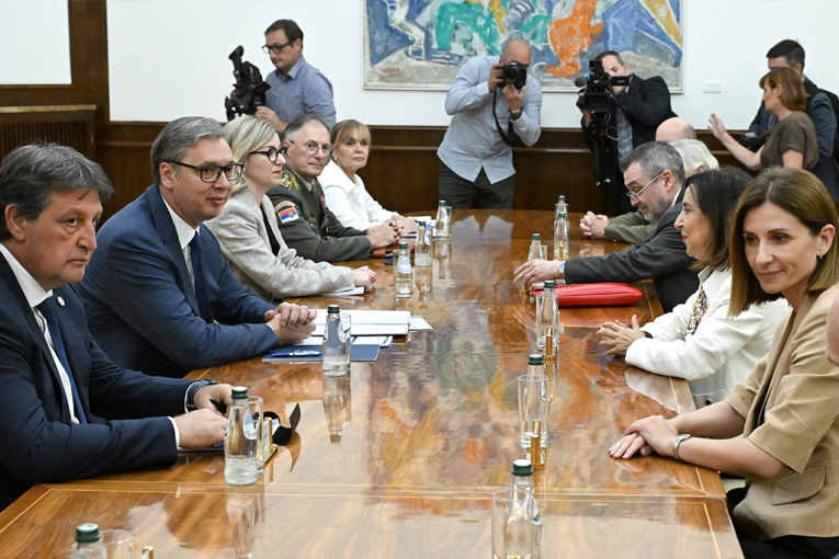 Sastanak Aleksandar Vučić - Margarita Robles Fernandes