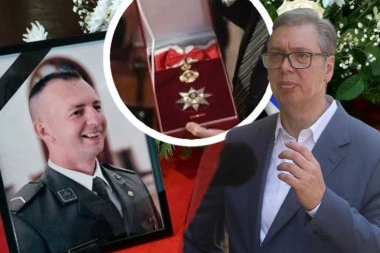 TVOJ ŽIVOT I TVOJE IME BIĆE UPISANI U ISTORIJU TVOJE ZEMLJE, TVOJE SRBIJE! Vučić posthumno odlikovao srpskog junaka Milovana Jovanovića! (VIDEO)