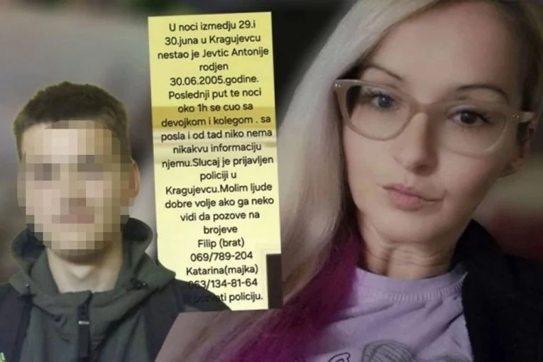 MAJKA NESTALOG MLADIĆA U SUZAMA ZA REPUBLIKU: Samo da je živ, ZNALA SAM DA IH JURE!