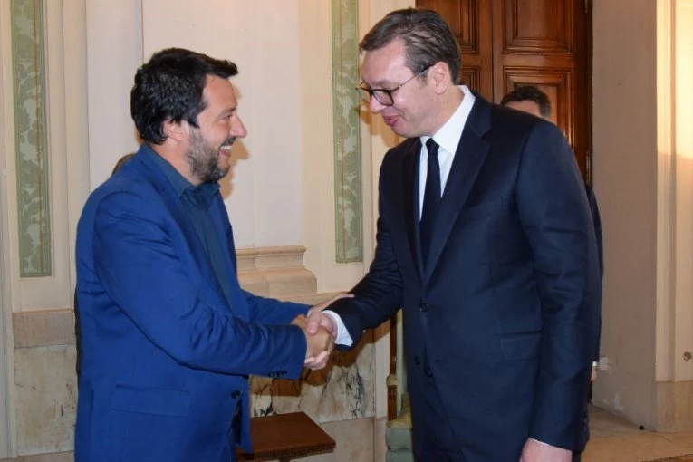 STRATEŠKI SASTANAK U BEOGRADU: Vučić sutra sa Mateom Salvinijem o infrastrukturi i ekonomskim vezama sa Italijom