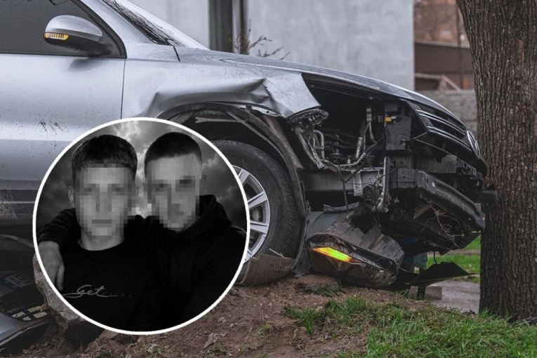 OVO SU TINEJDŽERI KOJI SU POGINULI U BANJI KOVILJAČI! Golfom se zakucali u drvo, vozilo se obmotalo oko stabla! (FOTO)