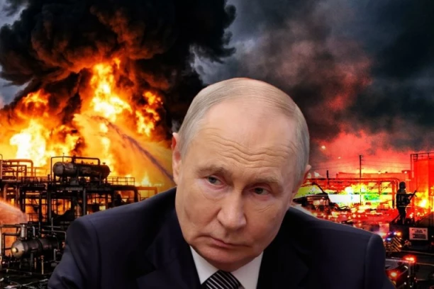 PUTIN POD SVE VEĆIM PRITISKOM, POTPUNI HAOS U RUSIJI! Ukrajinci pogodili jednu od najvećih rafinerija, građani u REDOVIMA za GORIVO, skaču na cisterne! (FOTO, VIDEO)