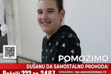 Pomozimo Dušanu slanjem 222 na 2407
