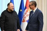 "DOBAR I OTVOREN RAZGOVOR" Vučić sa predsednikom Vrhovne rade Ukrajine (FOTO)