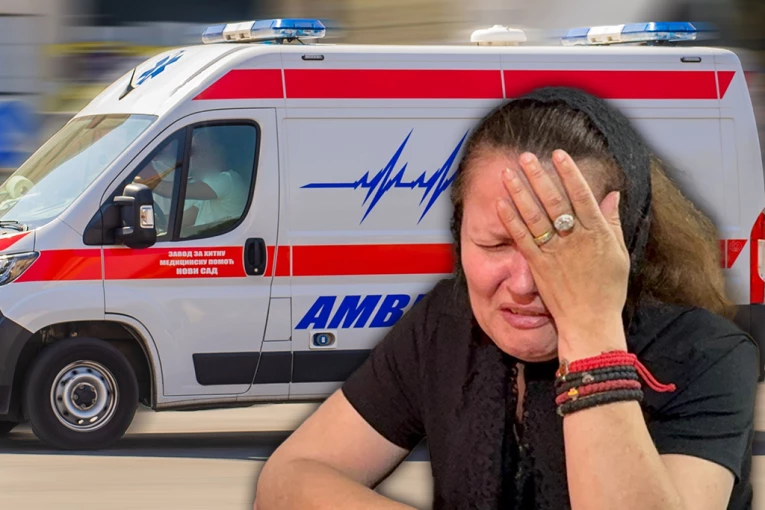 STANJE UDOVICE ANDRIJE BAJIĆA SE NAGLO POGORŠALO: Onesvestila se od bola, hitno joj ukazana pomoć! (VIDEO)