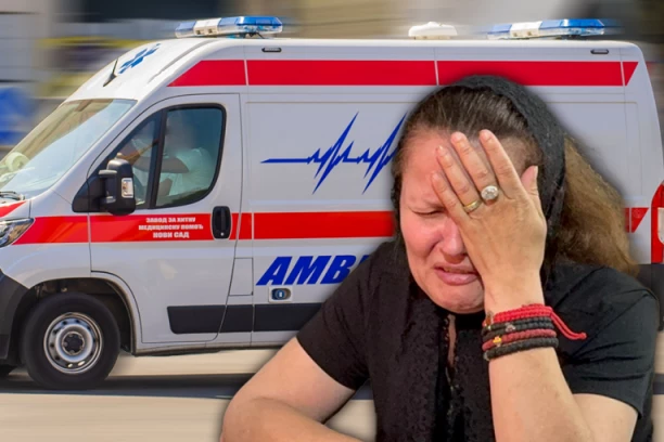 STANJE UDOVICE ANDRIJE BAJIĆA SE NAGLO POGORŠALO: Onesvestila se od bola, hitno joj ukazana pomoć! (VIDEO)
