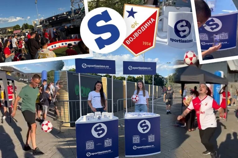 SPEKTAKULARNO! Navijači Vojvodine uživali i pokazali fudbalsko umeće na Sportissimo štandu u Novom Sadu! (FOTO, VIDEO)