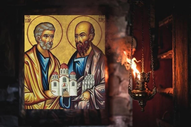 SUTRA JE CRVENO SLOVO I VELIKI PRAZNIK! Slavimo Svete apostole Petra i Pavla - PETROVDAN!