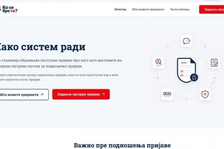 Ovako izgleda portal "Ko si bre ti"