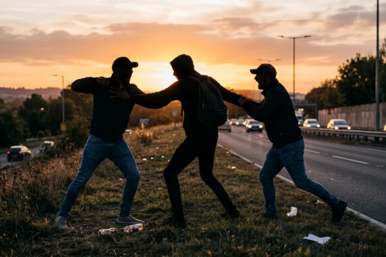 KOLAPS ZBOG TUČE: Vozila stoje u kolonama kod tržnog centra, ljudi na travi!